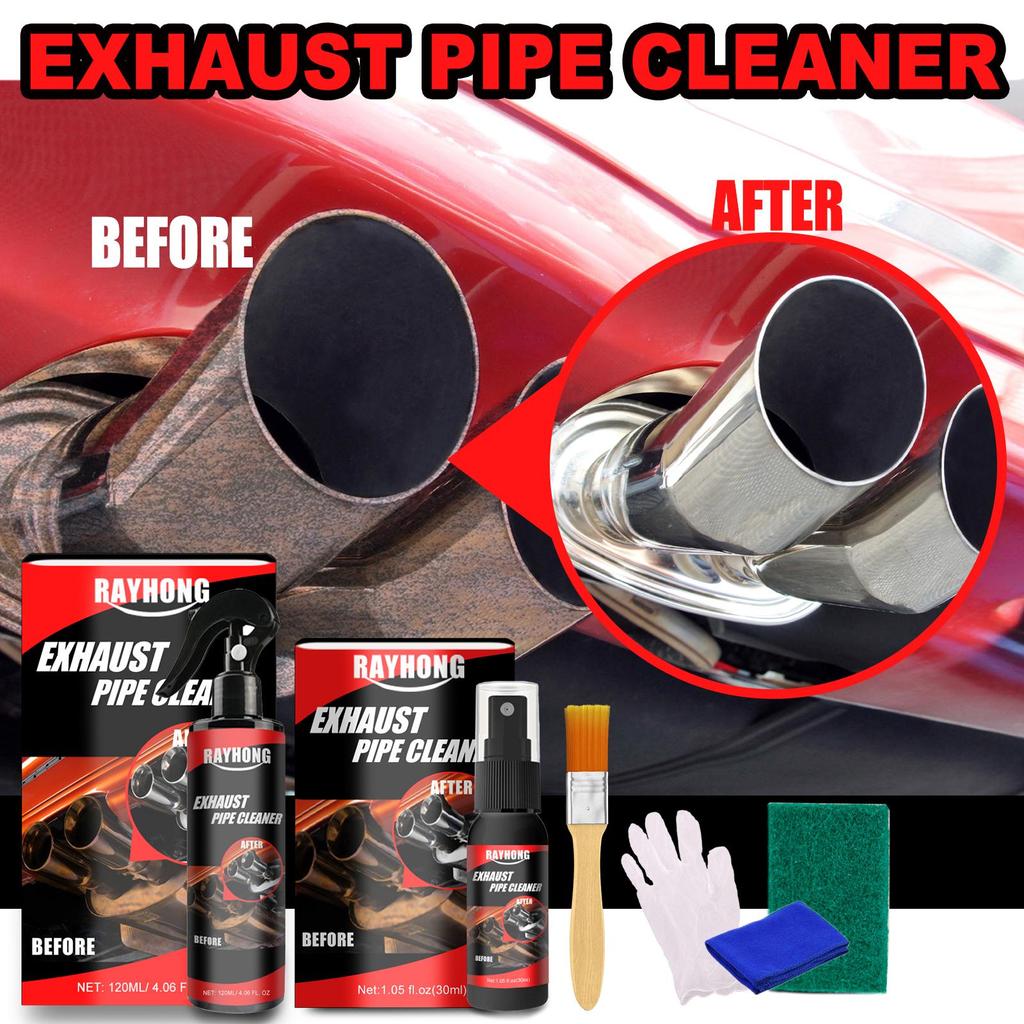 RAYHONG Car Exhaust Multifunctional Metal Rust Preventive Cleaner Tailpipe Motorcycle Equipment Maintenance