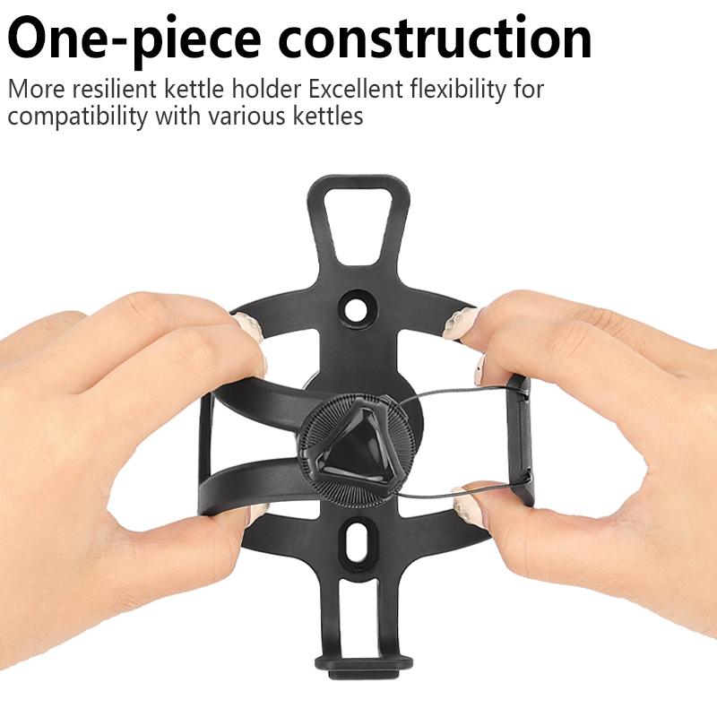 Bicycle Water Bottle Cage Knob Locking System Anti-Vibration Ultra-Lightweight for Road Cycling MTB AirTag Compatibl Nice