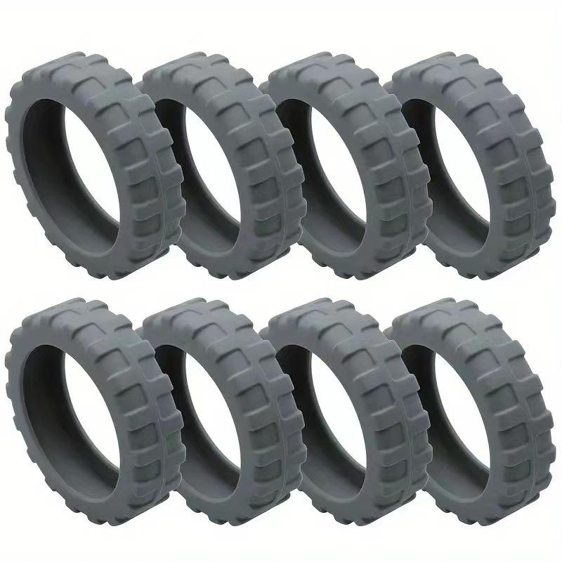 Silicone Protective Cover for Silent, Shock-Absorbing Suitcase Wheels