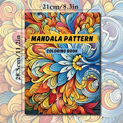 1pc,Meow Coloring Book ,Teenagers Coloring Book,25 Different Patterns,100gsm Thick Paper,Stress Relief,Birthday Gift