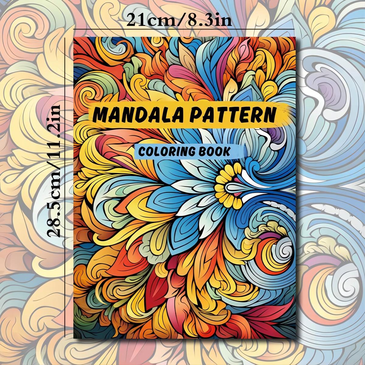 

1 шт., Книга-раскраска «Мяу», Книга-раскраска для подростков, 25 различных узоров, Плотная бумага 100 г/м², Снятие стресса, Подарок на день рождения