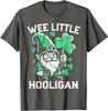 Wee Little Hooligan Saint Patricks Day Funny Shamrock T-Shirt