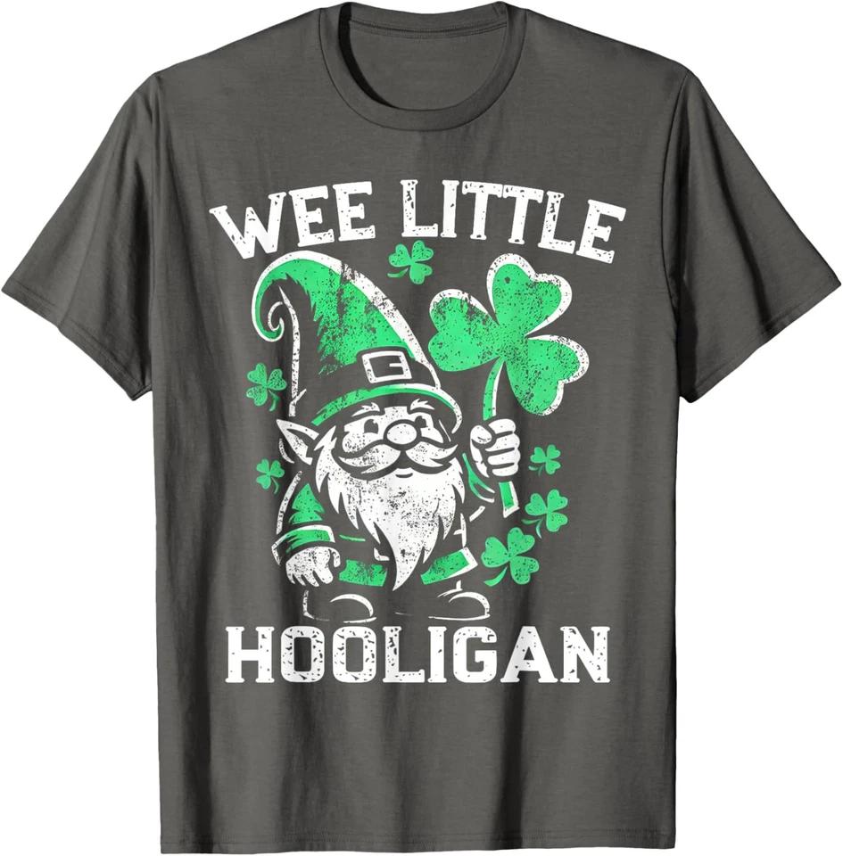 Маленький Хулиган Футболка на День Святого Патрика Смешной Трилистник M