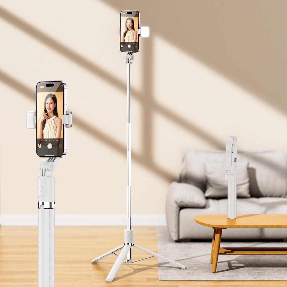 360° Anti-Shake Selfie Stick Tripod with Portable Bluetooth Remote