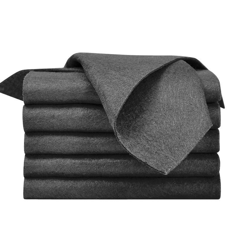 

Салфетка для чистки стекол и зеркал Magic Glass and Mirror Cleaning Cloth — не оставляет следов и водяных знаков, бытовая губка для мытья посуды 1PC：30*30cm чёрный