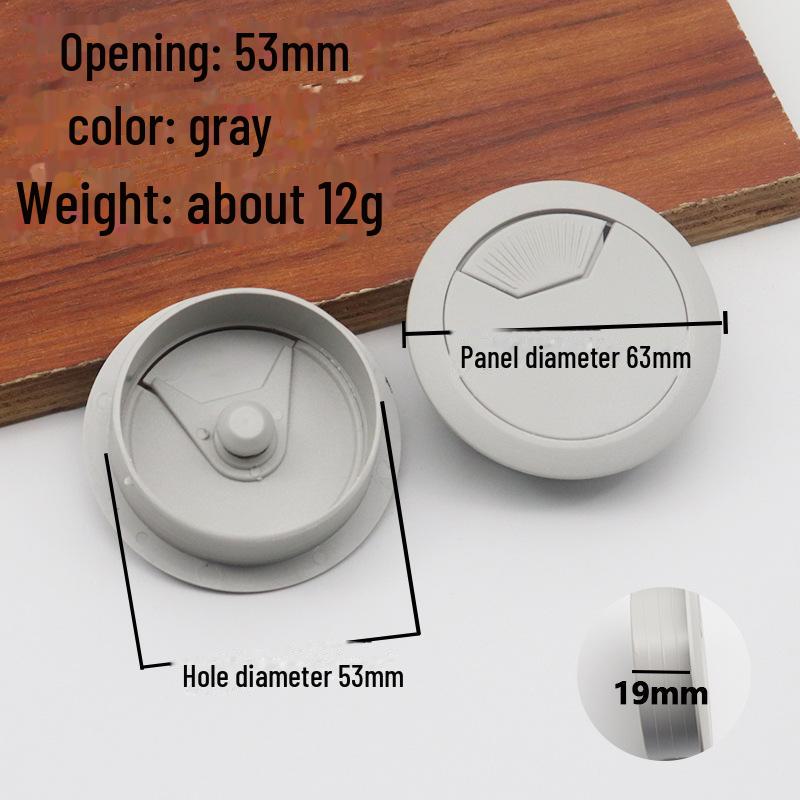 Desktop Cable Management Hole Cover - Decorative Round Sealing Ring