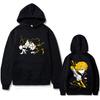 Anime Demon Slayer Zenitsu Hoodie Men Women Clothing Trendy Harajuku Hoodies Long Sleeves Fleece Loose Tops