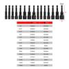 Automotive Maintenance Magnetic Nut Driver 15Pcs Nut Setter Hex Nut Fastener Tool Kit 5 16 Hexagonal Fasteners