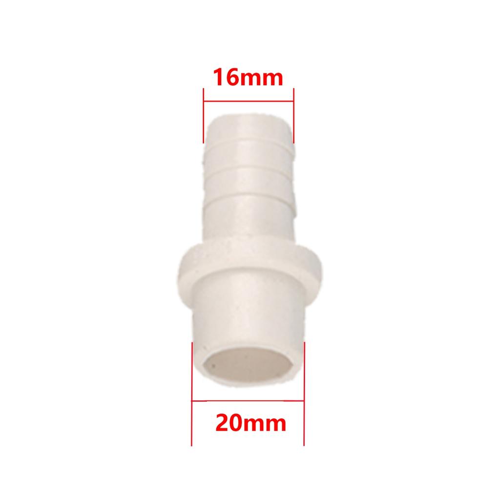 PVC 20/25mm Pagoda Reducing Connector 8/10/12/14/16/18/20mm Variable Diameter Straight Garden Irrigation Fish Tank Joint 10Pcs