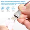 1/10pcs Plate Waterproof USB-C Power Port TYPE-C Female Connector Jack 2pin Type C 5A Input Type Charging Socket with LED Light