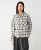 STUDIO TOMBOY Check Pattern Crop Shirt_Ivory 9176221982