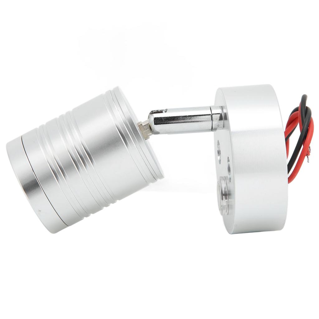 LED RV Reading Lamp Warm White Light Touch Dimmer 12‑30V 3W for Bedroom Cabin Truck Trailer Boat Yacht