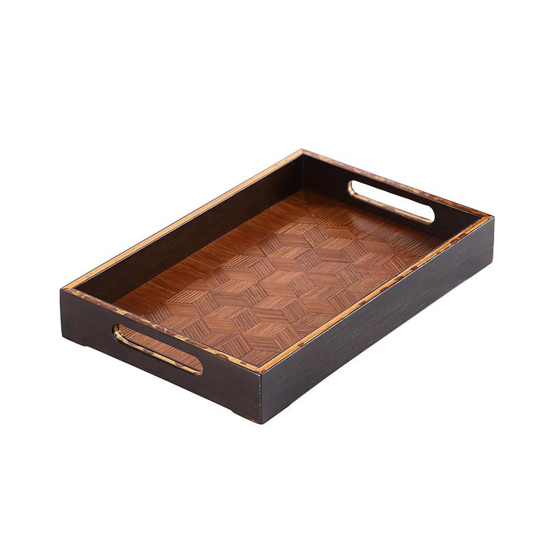 Bamboo Rectangular Tea Serving Tray