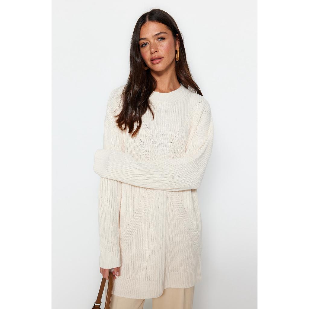 Pulover de tricotaj Stone Crew Gate Tctaw24ak00023