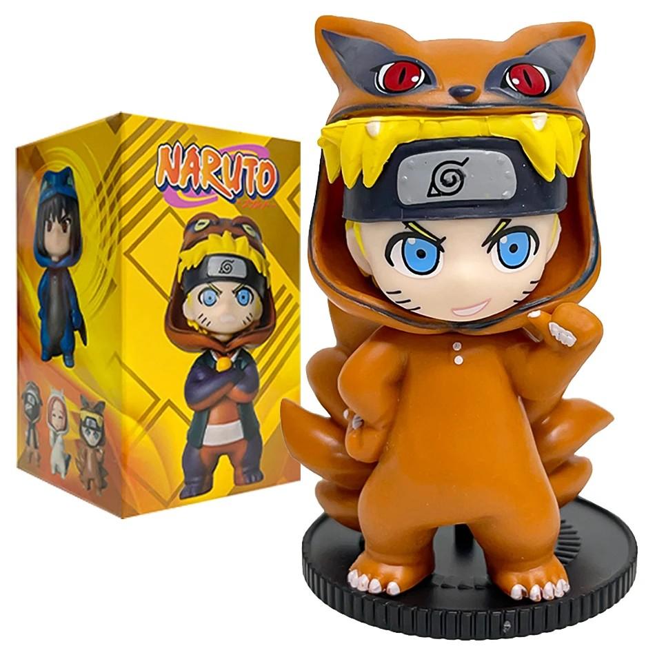 Hot Naruto Anime 9PSC set Trendy PVC Toy Itachi Sasuke Kakashi Gaara Series Desktop Ornament kid Toy Christmas Gift
