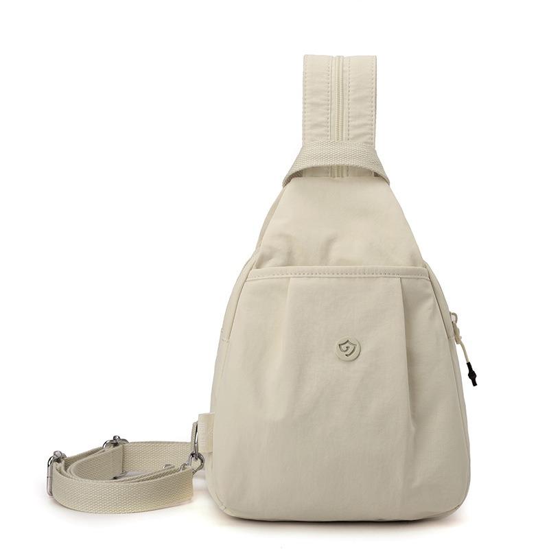 Fashion Casual Backpack Women's New Multifunctional Breast Bag Women's Nylon Waterproof Lightweight Travel Small Backpack