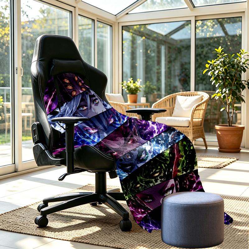 Demon Slayer Print Blanket - Soft & Comfortable, for Bedroom, Travel, Sofa, Home Decoration - Birthday Christmas Gift for Friend