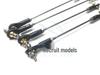 M2 Adjustable Double-Headed Ball Joint Tie Rod 2mm Thread Connector Assembly