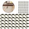40pack Retros Bronze Iron Hook Featuring Included Hardware For Quick Installation Perfect Gift For Any Space