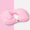 Inflatable Travel Neck Pillow for Airplane Train Car Washable Pillowcase U Shaped Office Napping Pillow,Home Head Neck and Lumbar Support