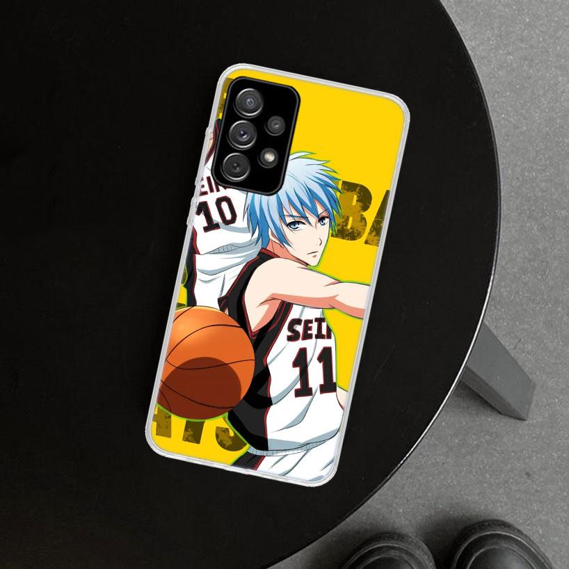 Kuroko Basketball Anime Phone Case Cover For Samsung Galaxy A12 A22 A32 A52 A72 A02S A51 A50S A31 A20S A10S Note 20 Ultra 10 Plu