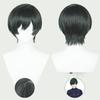 Blue Locks Rin Itoshi Wig, Cosplay Wig, High Temperature Resistant, School Festival Wig with Net (Rin Itoshi Wig)