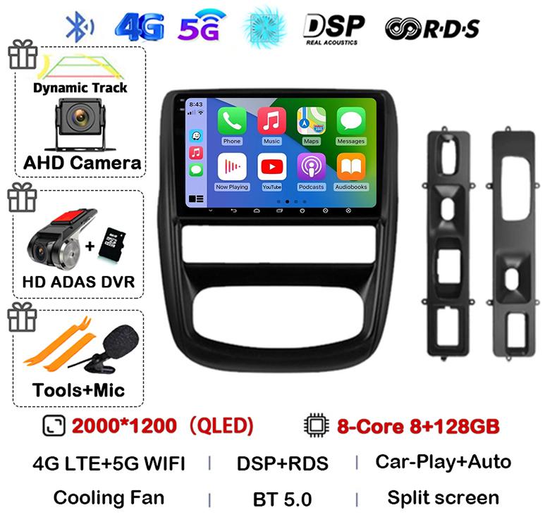 Android 14 Carplay Auto Car Radio For Renault Duster 1 2010 2011 2012 2013 2014 2015 Multimedia Video Player GPS 360 Camera 4G