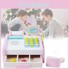 Wooden Cash Register Toy For Kids Realistic Role Play Supermarket Fun For Little Ones