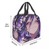 Sac à lunch isotherme Anime Kokichi Ouma Danganronpa pour femmes enfants Boîtes alimentaires portables Boîte à lunch thermique Sac fourre-tout