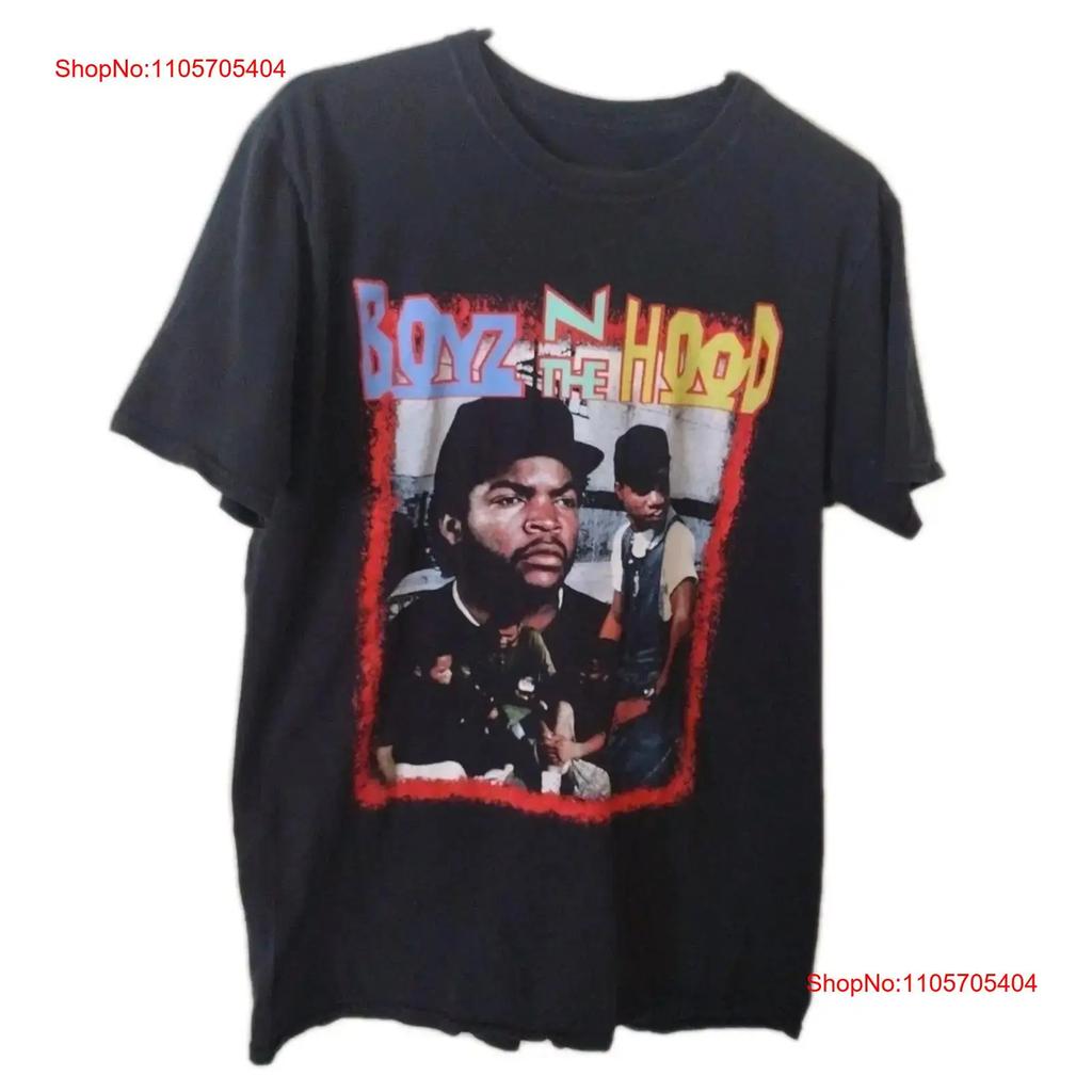 Boyz N The Hood 100 Cotton Logo T Shirt Unisex S Large Black Crew Neck Vintage Slightly Versatile
