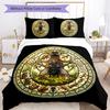 Cicada Life Cycle Art Pattern Bedding,Quilt Set Quilt Cover Pillowcase Home Birthday Gift (1*duvet Cover+2*pillowcase,without Core)