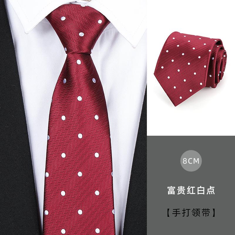 Tie Men'S Dress Business Handsome Blue Strip Zipper Professional Wedding Groom Korean Version Zipper Hand Tie