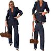 Autumn 2025 Versatile Relaxed Fit Wide-Leg Denim Pants