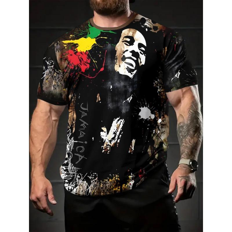 Streetwear Mens Clothing 3D Printed Graphic T Shirts Round Neck Short Sleeved Tees New in Tops Casual Funny T Shirt for Men