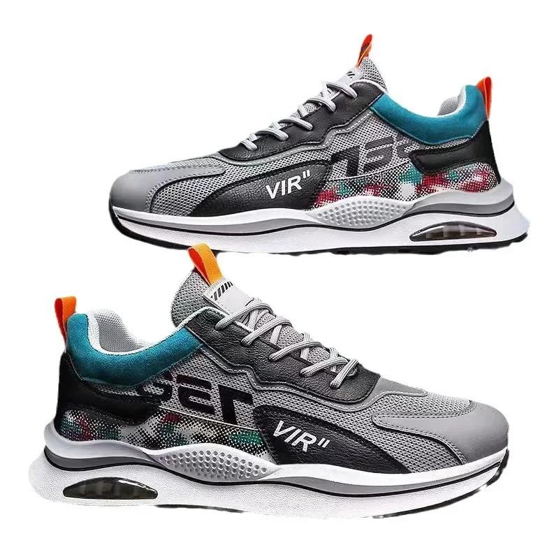 Men's Shoes Fashion  Breathable Mesh Casual Shoes Student Running Lace Up Comfort Sports Shoes Sneakers Zapatillas De Hombre