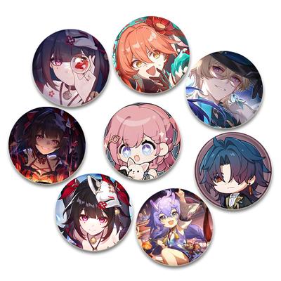 32/44/58mm Honkai Star Rail Broche op Rugzak Asta Hook Kafka Arlan Cartoon Cosplay Badge Reversspeldjes voor Kleding Accessoires Cadeau