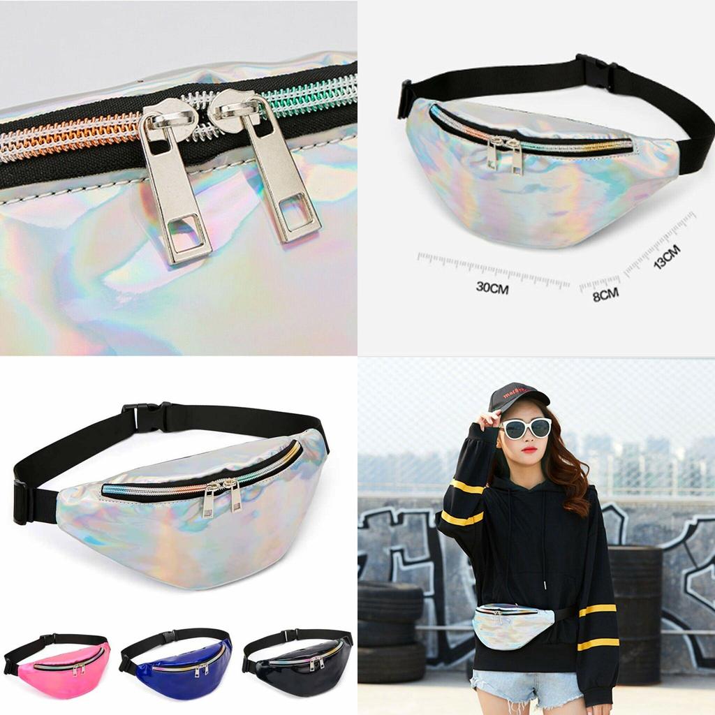 Versatile Women Waist Fanny Pack Belt Bag Stylish Travel Hip Bum Bag Small Purse