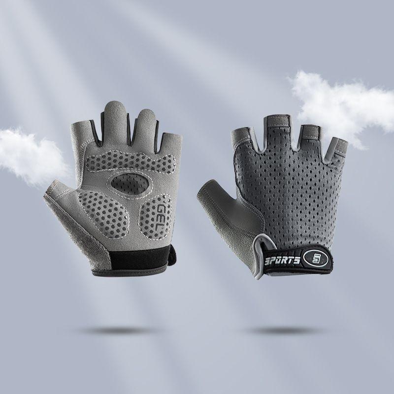 Kids' Non-Slip Half-Finger Gloves for Skating, Biking & Training