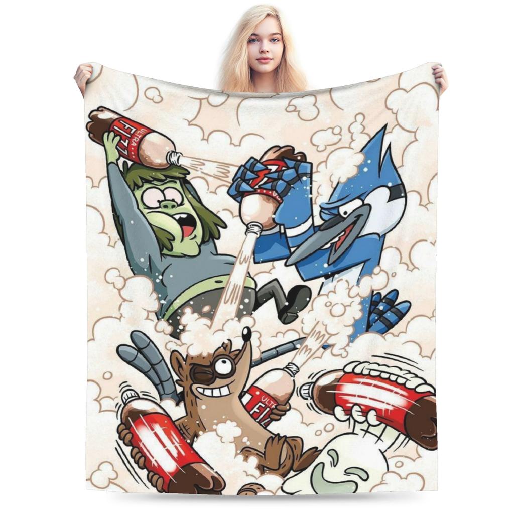 Bequeme Reguläre Zeigt Cartoon Anime Decke Stuff Sofa Dekorativ Decke Überwurf Super Warm Fleece für Auto