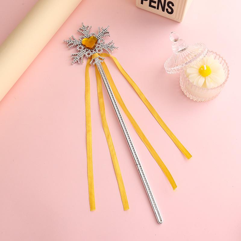 Princess Snowflake Crown & Wand Set for Girls' Parties