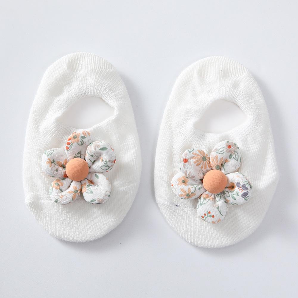 New Little Flower Butterfly Baby Socks Spanish English Style Baby Socks INS Princess Socks Boat Socks Floor Socks