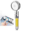 Rainfall Spray Water Saver Filter Shower Head High Pressure Chrome Finish Modern Design Switch Button Hand Shower Diverter for