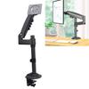 Single Display Mount for 17 to 30 Inch Screen Aluminum Computer Display Screen Arm Adjustable Stand 