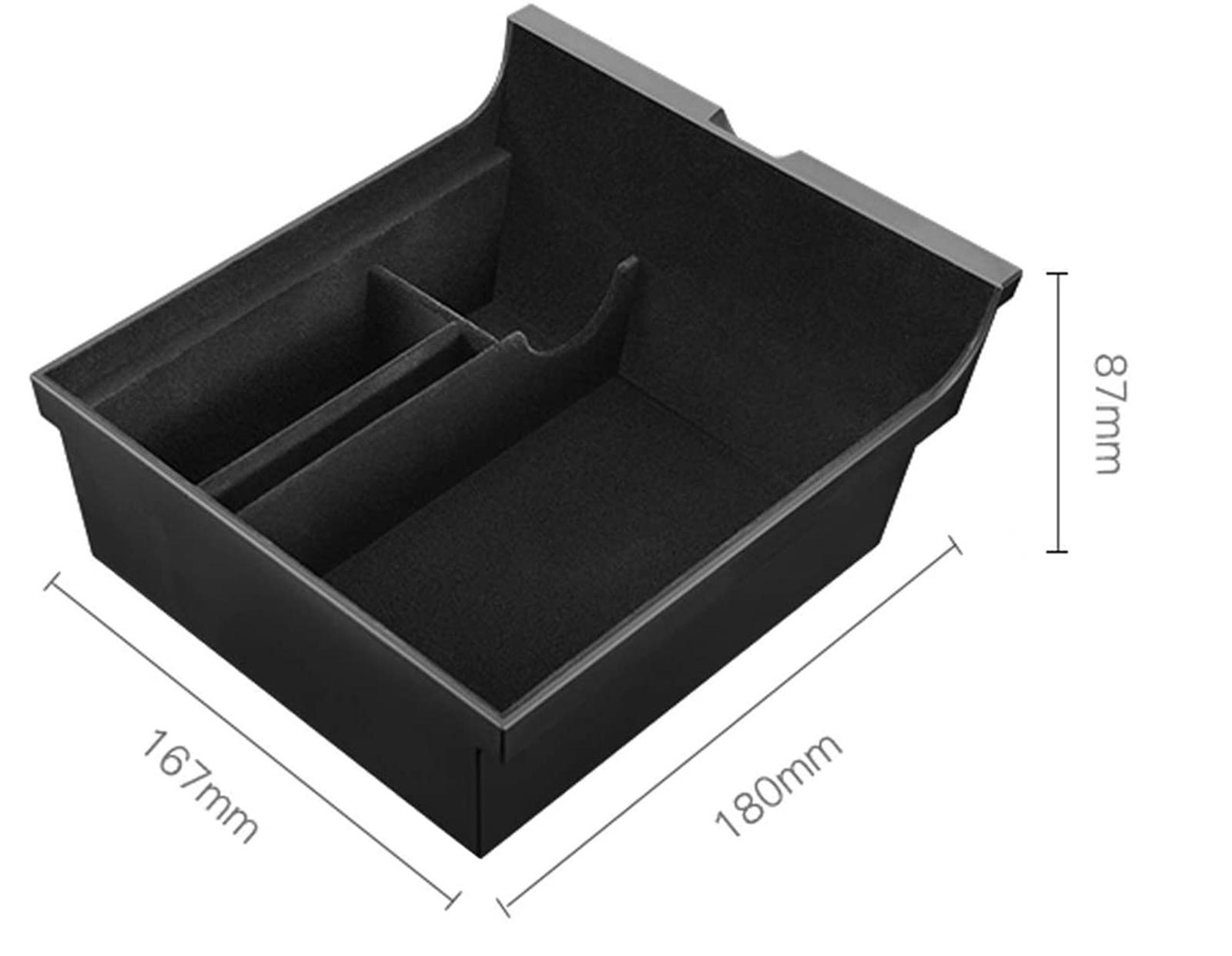

For Tesla Model 3 Y 2025 2025 2025 2025 Center Console Organizer Tray Armrest Storage Box Containers Car Interior Accessories чёрный