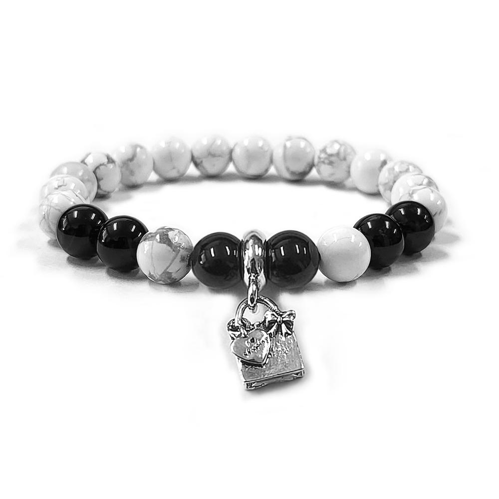 Vacci Silver925 Onyx Gemstone Bracelet