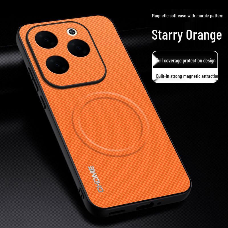 

Transsion Hot40 Protective Phone Case - Full Coverage, Drop-Proof, Fashionable, Magnetic Adsorption with Marked Pattern Hot40