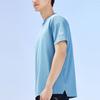 Anta Training Series Solid Color Logo Pullover Short Sleeve T-Shirt Men Tops Expedition-Blue 152327104-1