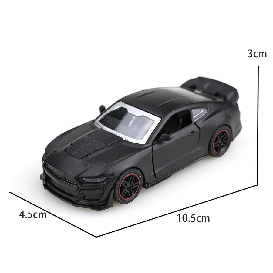 (Eingetütet)1:43 Mustang Gt Rennwagen, Legierungsmodellauto, Simuliertes Fahrzeug, Kinder-Legierungsauto, Jungen-Spielzeugmodell, Autozubehör