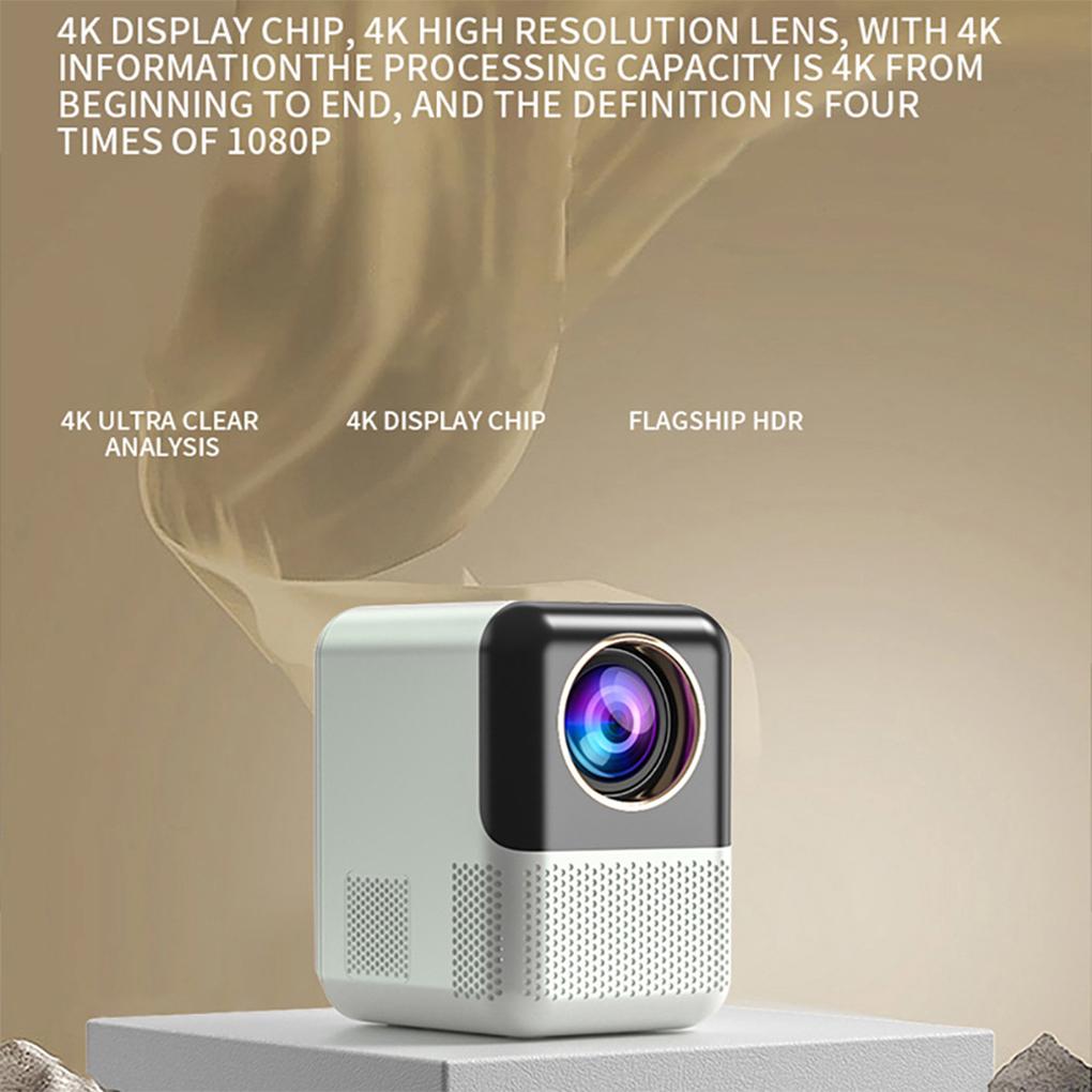 P700 Projector 4K Ultra HD 1080P Android 10 350 ANSI Lumens Wi-Fi 6 BT 5.2 Auto Keystone Suitable for Home & Outdoor Fun