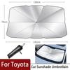 For Toyota Camry CHR Corolla RAV4 Avalon Summer Car Sunshade Umbrellain Car Cooling Tool Front Windshield Sunshade for Toyota
